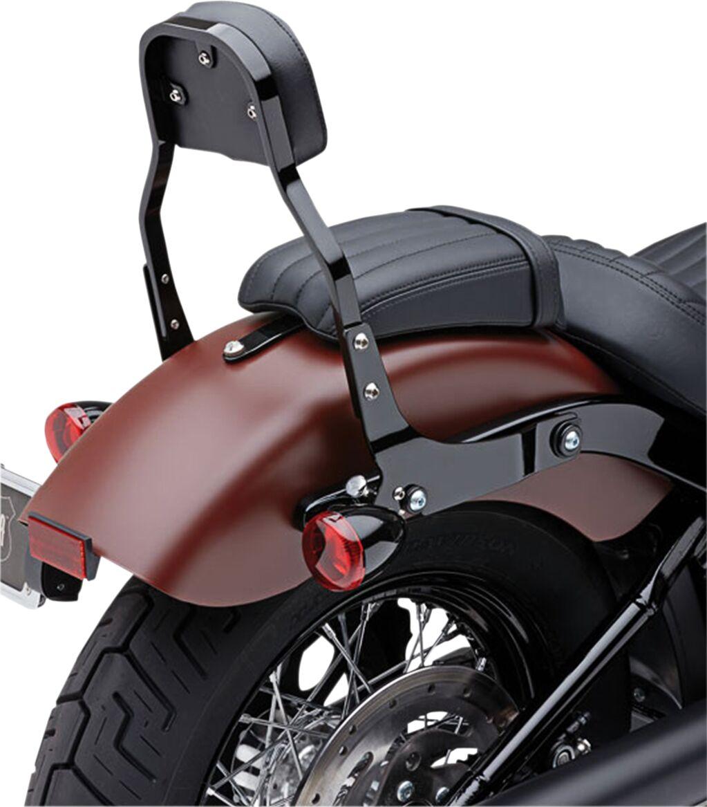 602-2024B - Cobra Detachable Backrest Kit For Harley Davidson FXDL 1690 2014-2017 - Black 279mm