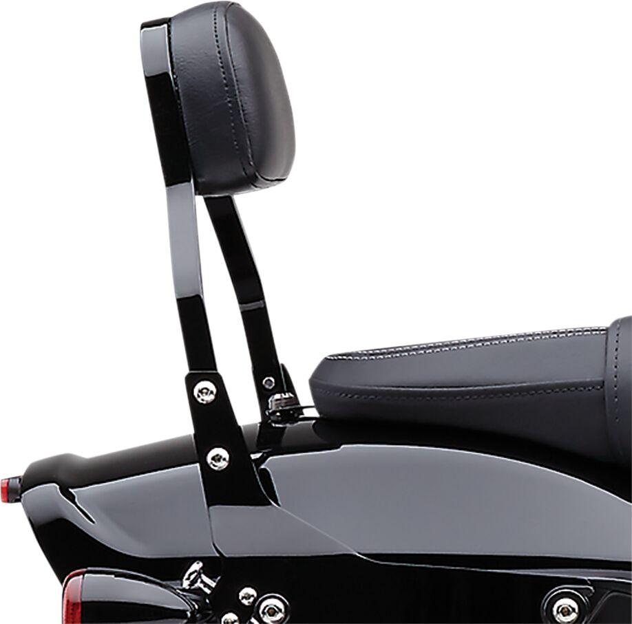 602-2028B - Cobra Detachable Backrest Kit For Harley Davidson FXFBS 1868 2018-2023 - Black 279mm