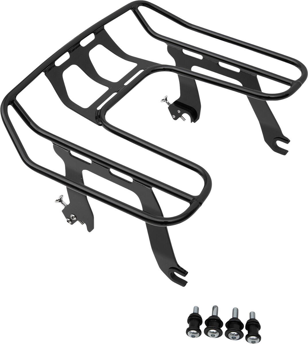602-2616B - 602-2616B - Cobra Big Ass Detachable Wrap Around Rack - Harley Davidson FXFBS 1868 2018-2023 - Black