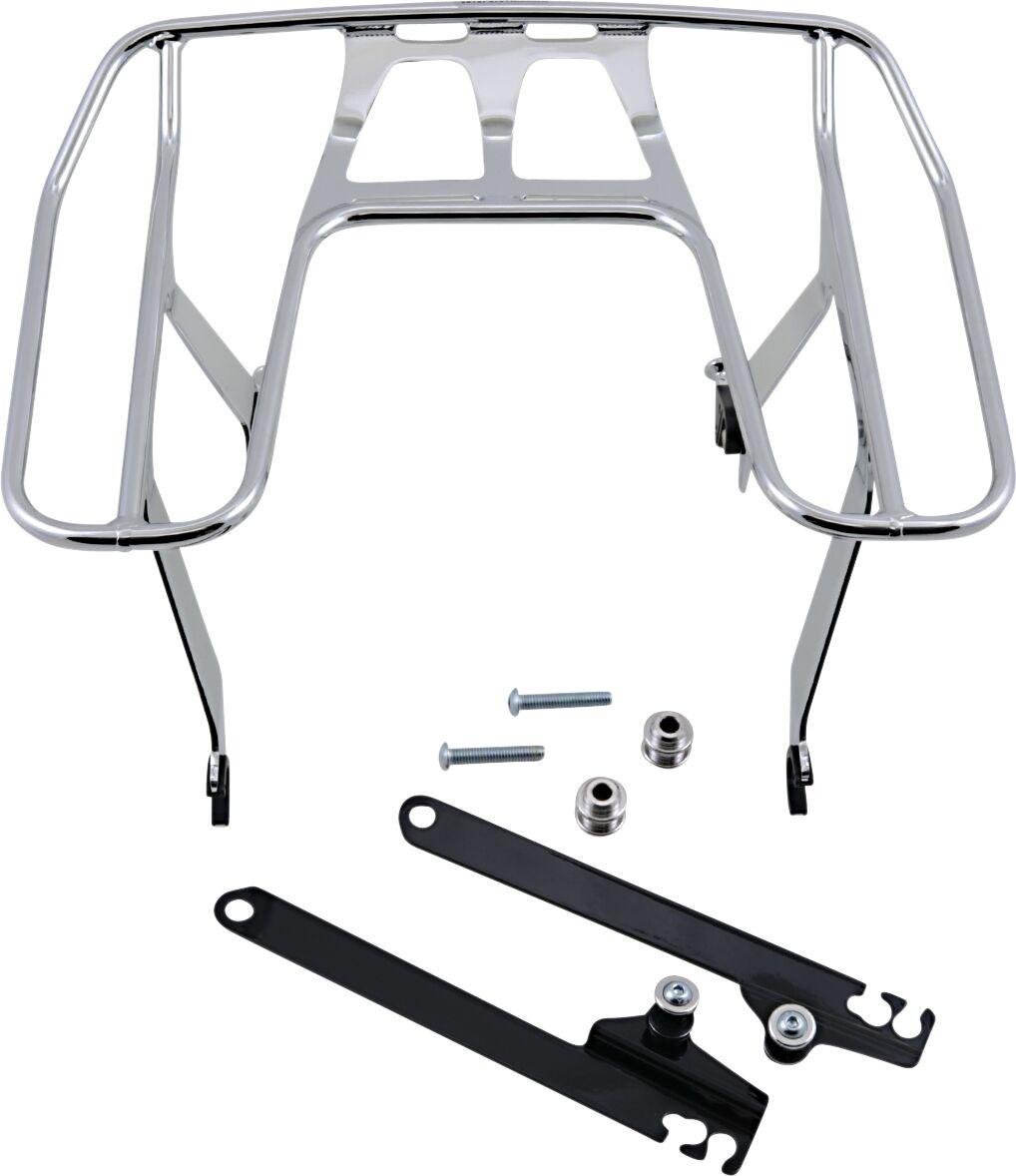 602-2630 - 602-2630 - Cobra Big Ass Detachable Wrap Around Rack - Harley Davidson FXDWGI 1450 EFI 2006 - Chrome