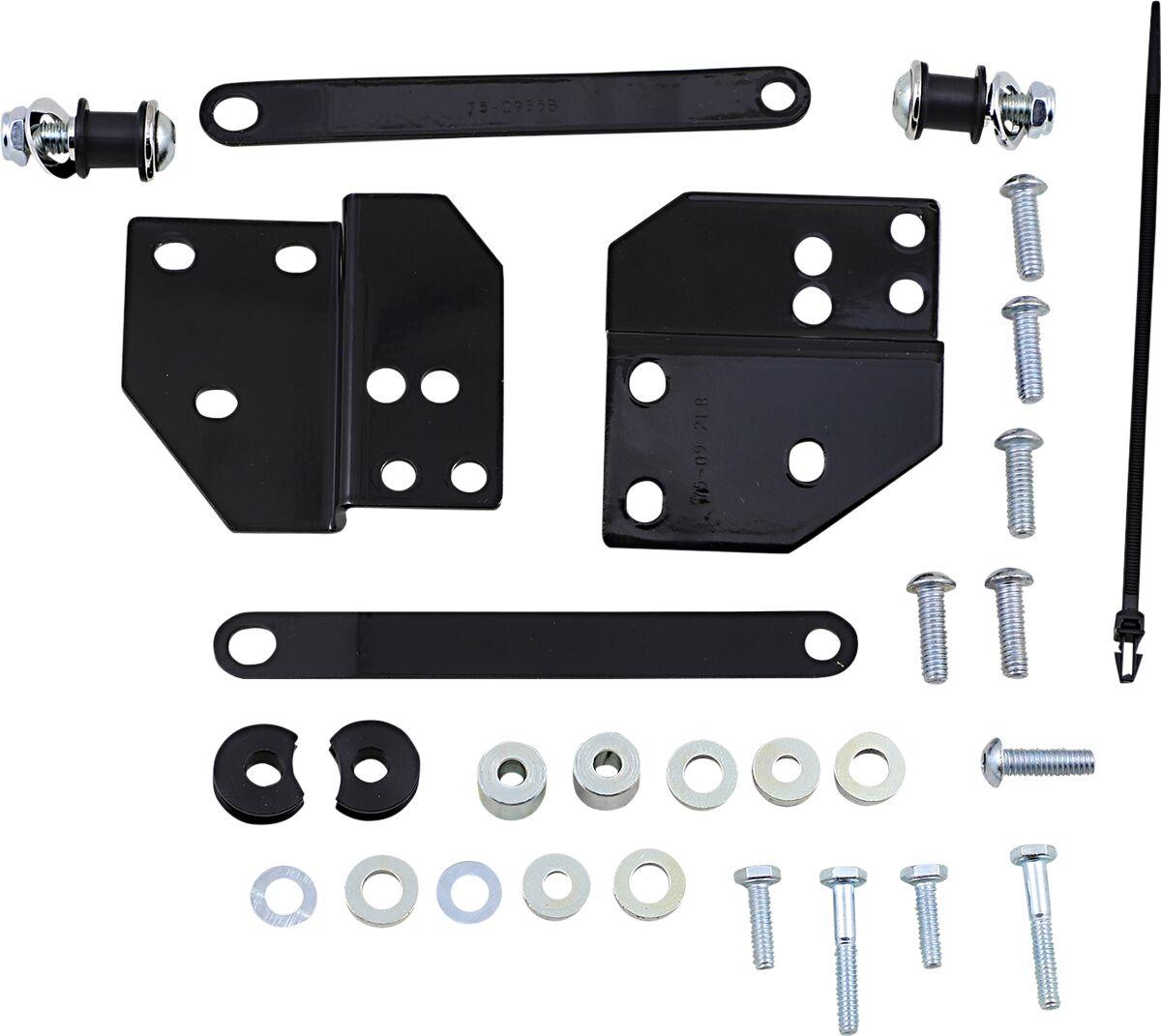 602-2102 - Cobra Detachable Tour Pack Rack Mounting Kit For Harley Davidson FLHR 1340 1997-1998 - Black