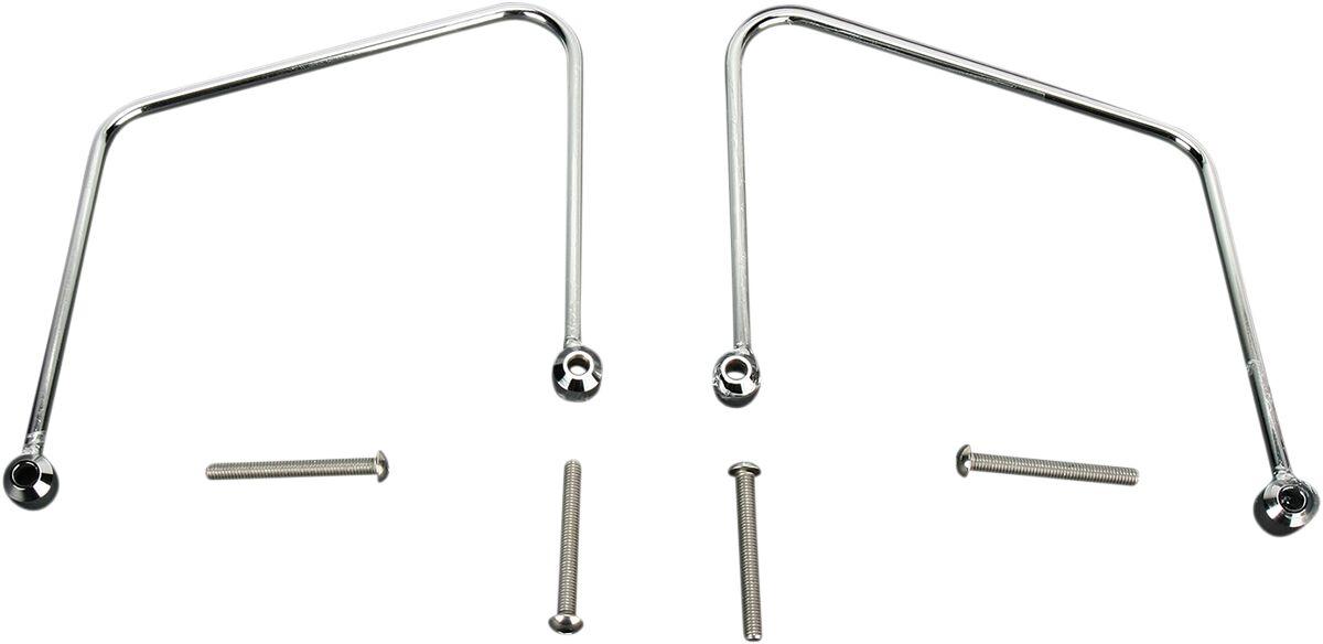 02-6325 - Cobra Saddlebag Protectors & Supports for Suzuki For Suzuki C 50 2005-2013 - Chrome