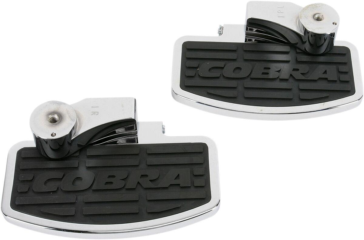 06-3640 - 06-3640 - Cobra Classic Floorboard Kit - Honda GL 1500 C Valkyrie 1997-2002 - Black/Chrome