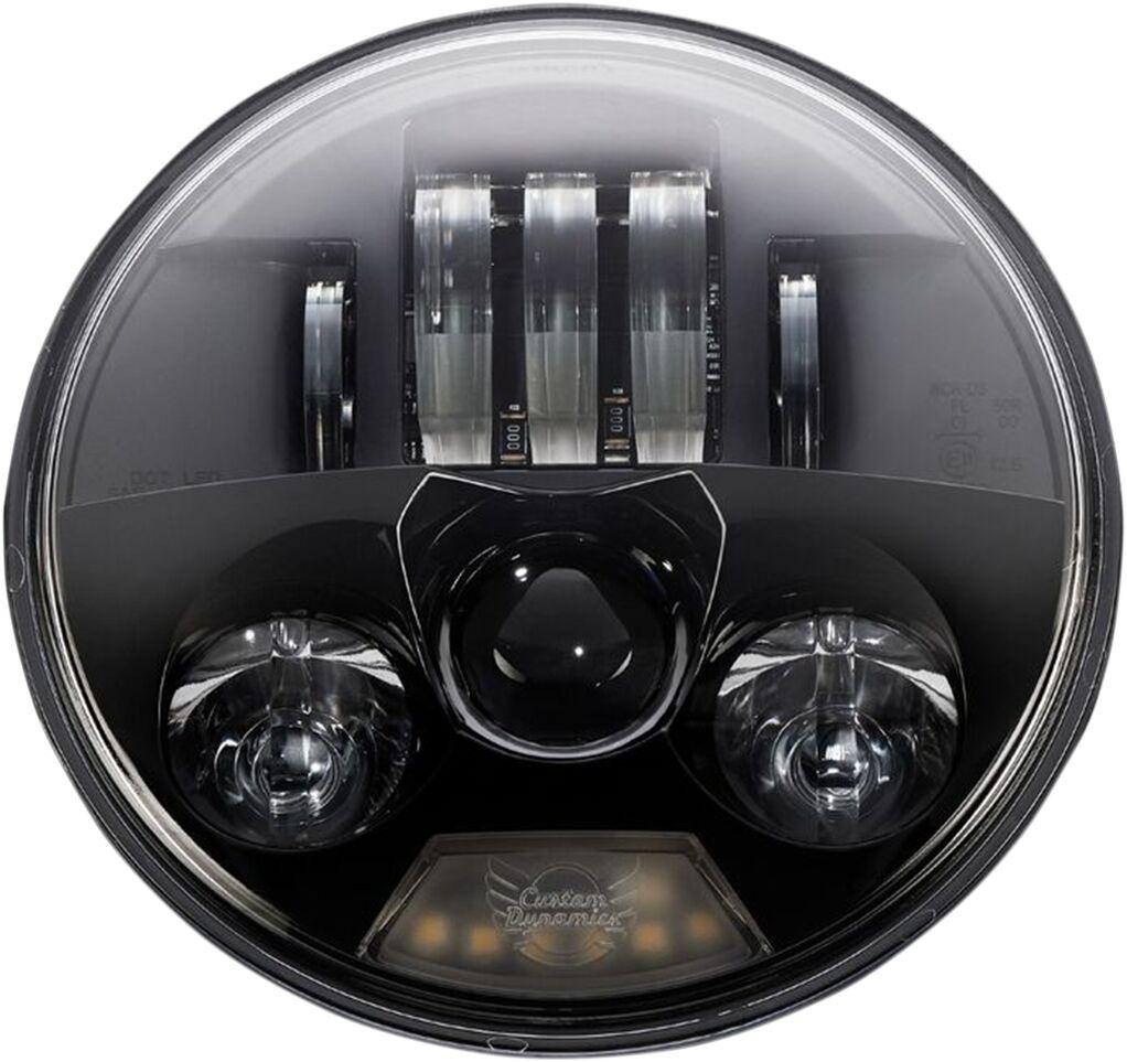 PB-575-B - Custom Dynamics 5-3/4" ProBeam LED Headlamp For Harley Davidson FLST 1340 1987-1990 Black