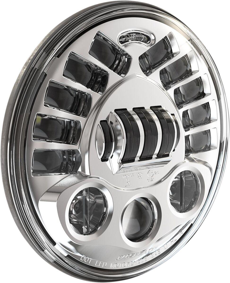 PB-575A-C - Custom Dynamics ProBeam Adaptive Headlamp For Harley Davidson FLSTS 1340 1997-1999 Chrome Clear