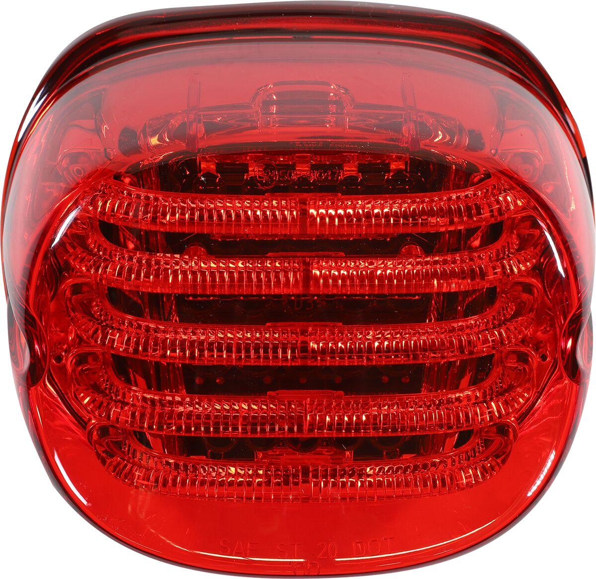 PB-TL-LP-R - Custom Dynamics ProBeam Low-Profile LED Taillight Kit For Harley Davidson FLD 1690 2012-2013 Red