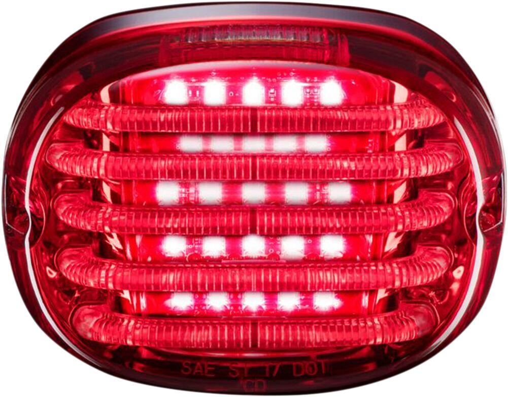 PB-TL-SBW-R - Custom Dynamics ProBeam Squareback LED Taillight Kit For Harley Davidson FLD 1690 2012-2013 Clear