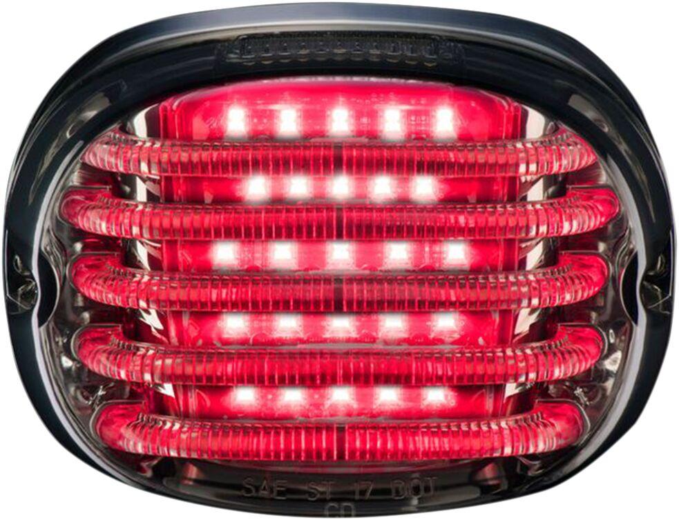 PB-TL-SBW-S - Custom Dynamics ProBeam Squareback LED Taillight Kit For Harley Davidson FLD 1690 2012-2013 Smoke