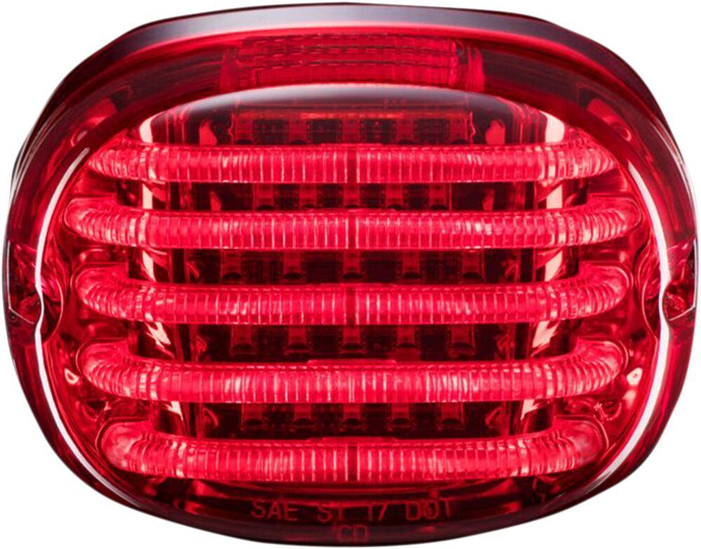 PB-TL-SB-R - Custom Dynamics ProBeam Squareback LED Taillight Kit For Harley Davidson FLD 1690 2012-2013 Clear