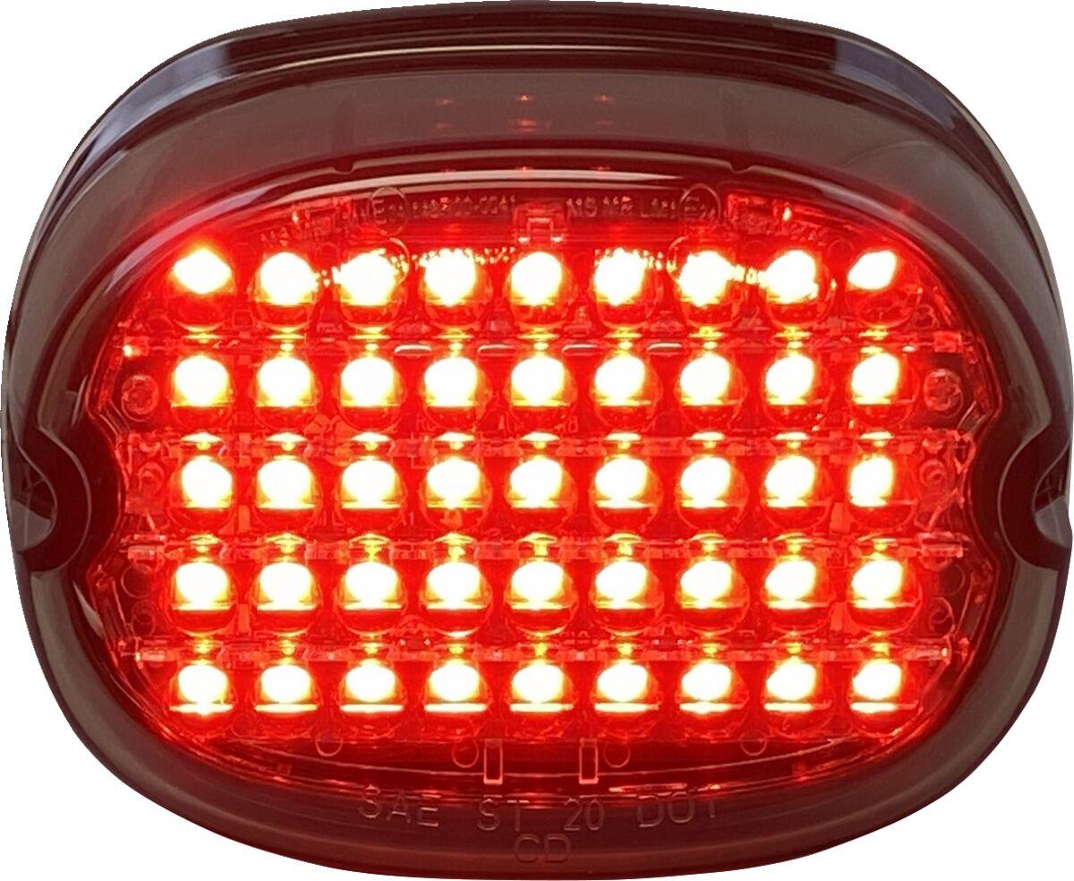 CD-TL-NW-S - Custom Dynamics Low Profile LED Taillight For Harley Davidson FLD 1690 2012-2013 Rear Smoke