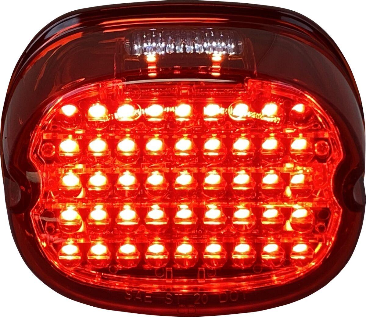 CD-TL-TW-R - Custom Dynamics Low Profile LED Taillight For Harley Davidson FLD 1690 2012-2013 Rear Red
