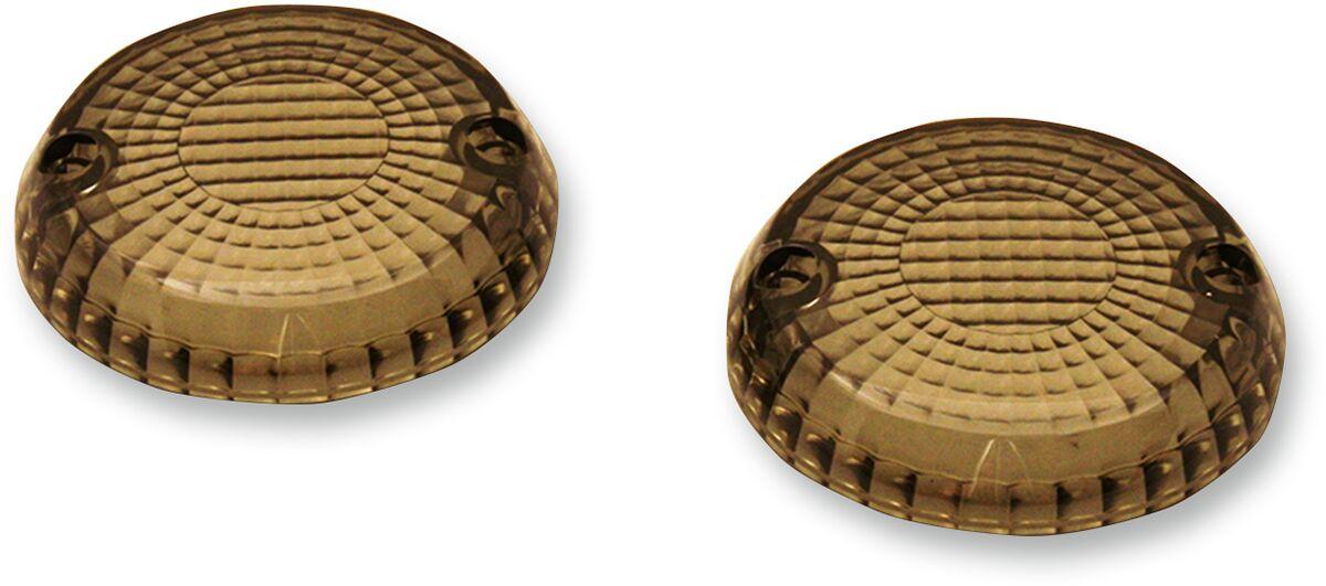 STSL-1300 - Custom Dynamics Replacement Signal Lenses For Kawasaki VN 1500 1996-2003 Smoke