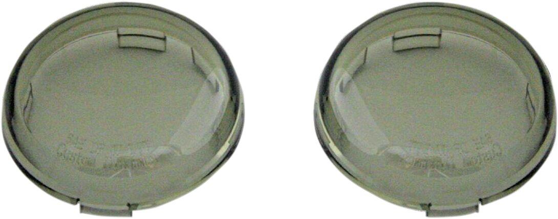 PRO-B-LENS-SMK - Custom Dynamics ProBeam Deuce-Style Turn Signal Lenses For Harley Davidson FLD 1690 2012-2013 Smoke