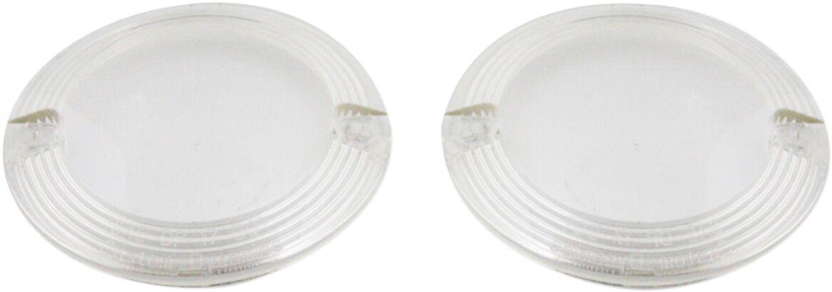 PB-F-LENS-CLEAR - Custom Dynamics ProBeam Flat Signal Lenses For Harley Davidson FLHR 1340 1994-1998 Clear
