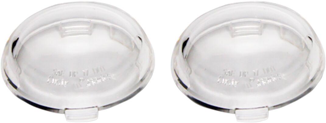 PRO-B-LENS-CLR - Custom Dynamics ProBeam Deuce-Style Turn Signal Lenses For Harley Davidson FLD 1690 2012-2013 Clear