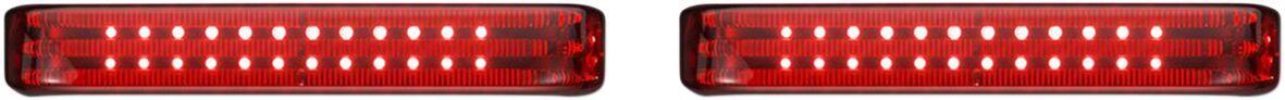 PB-SBSEQ-HD-CR - Custom Dynamics ProBeam LED Sequential Bagz Saddlebag Lights For Harley Davidson FLHR 1340 1997-1998 Red