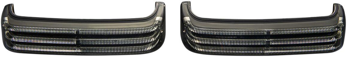 PB-SBSEQ-SS6-BS - Custom Dynamics ProBeam LED Sequential Bagz Saddlebag Lights For Harley Davidson FLHX 1584 2010-2011 Smoke