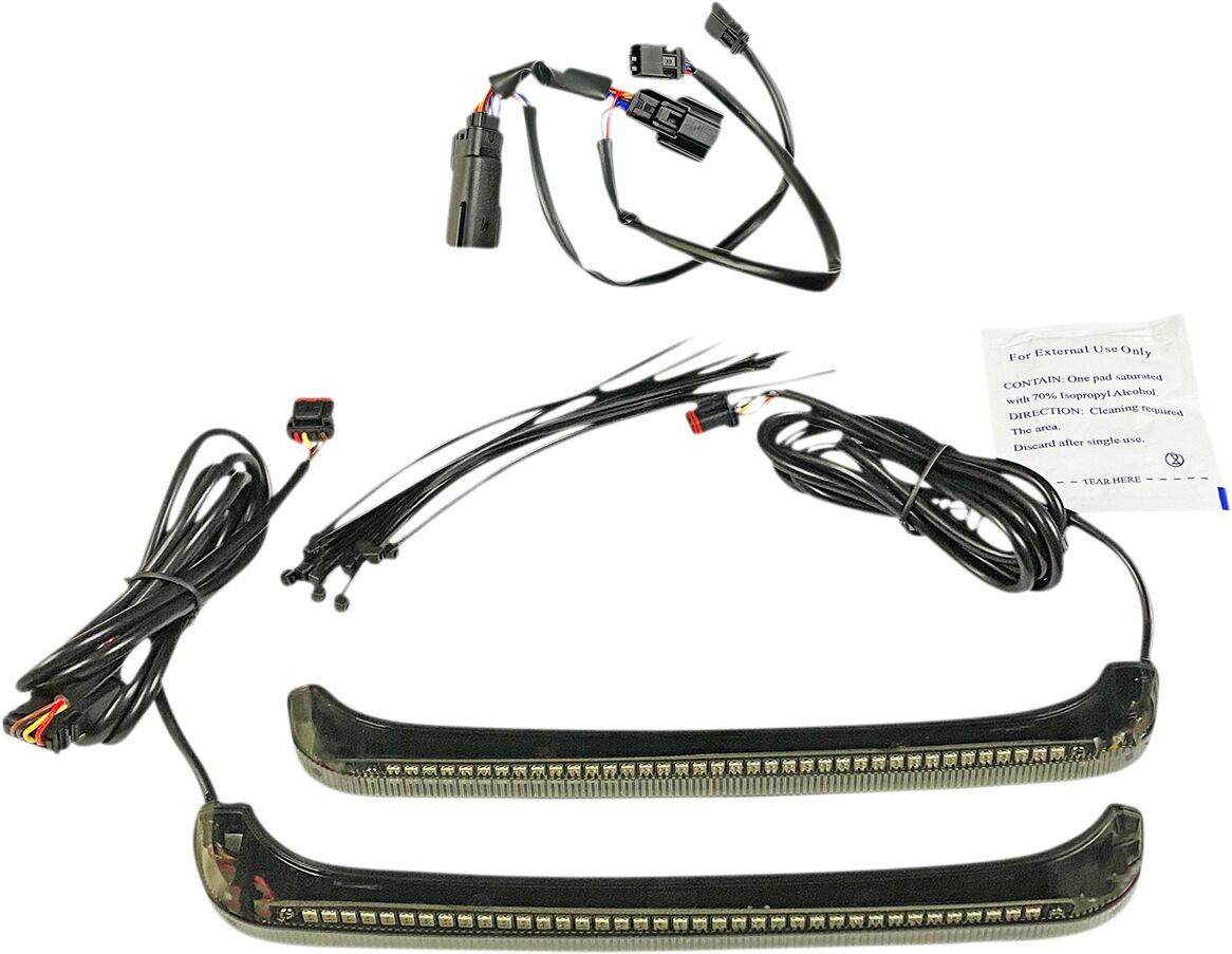 CD-LPDC-BCM4-S - Custom Dynamics LED Low-Profile Bagz Accent Lights For Harley Davidson FLH 1868 2021 Rear Smoke