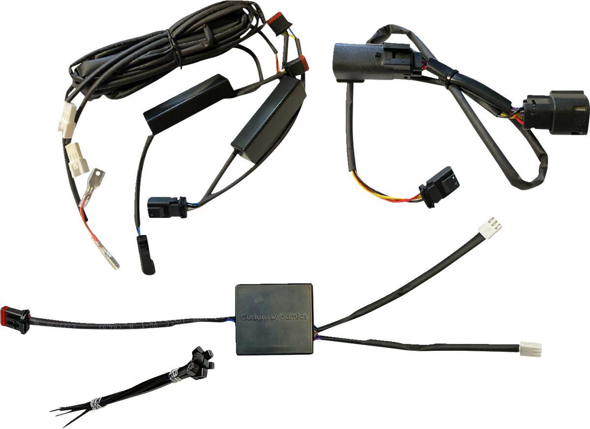 CD-ALT-HORN-BCM - Custom Dynamics Horn Trigger Alternating Strobe Module For Harley Davidson FLH 1868 2021 - Black