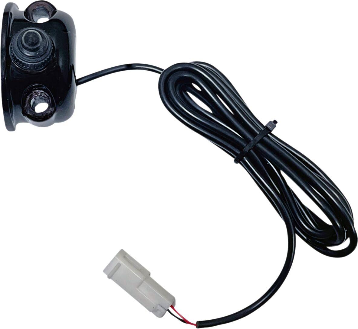 CD-AUX-HD-B - Custom Dynamics Auxiliary Handlebar Control Mounted On/Off Switch For Harley Davidson FLD 1690 2012-2013 - Black