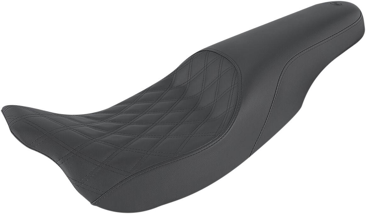 808-07B-149 - Saddlemen Profiler Lattice Stitch Seat For Harley Davidson FLHR 1584 2008 - Black