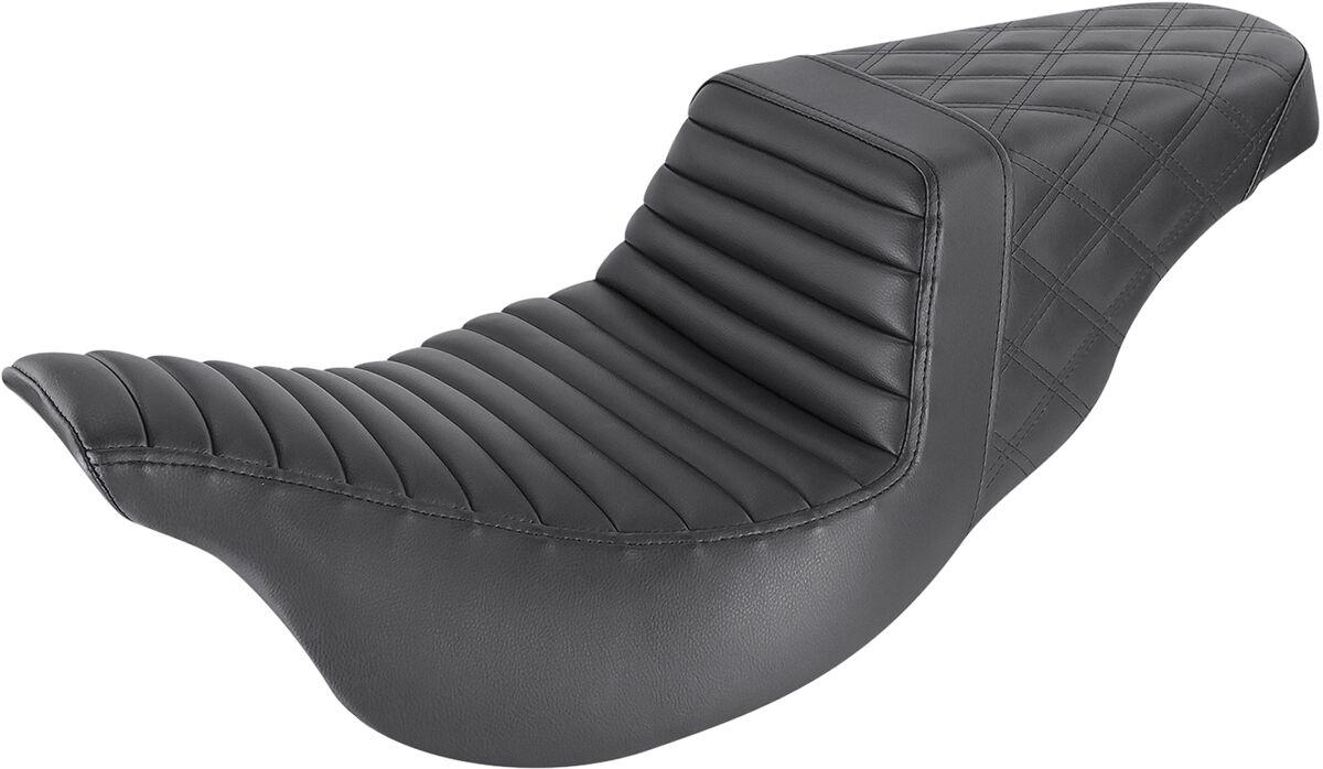 808-07B-176 - Saddlemen Step Up Seat For Harley Davidson FLHR 1584 2008 - Black