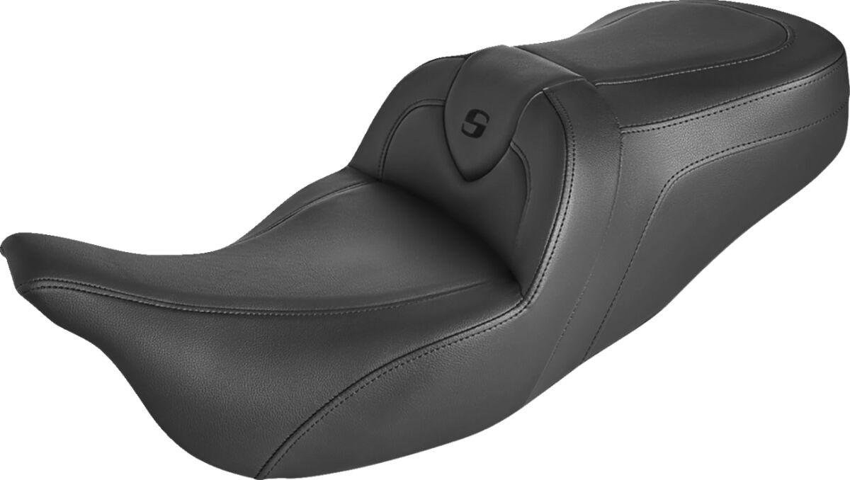 808-07B-187 - Saddlemen Roadsofa Standard Reach Seat For Harley Davidson FLHR 1750 2022 - Black