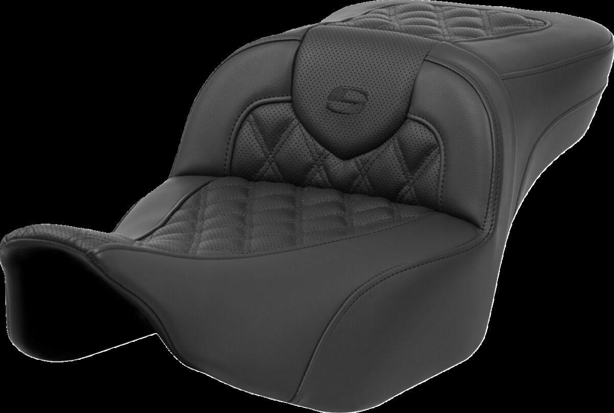 823-07-184 - Saddlemen Roadsofa Extended Reach Seat For Harley Davidson FLHX 1923 2024 - Black