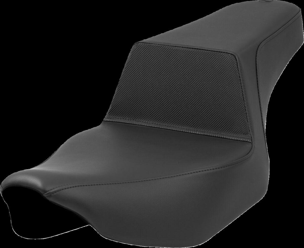 823-07E-174 - Saddlemen Step Up Rear Gripper Seat For Harley Davidson FLHX 1923 2024 - Black