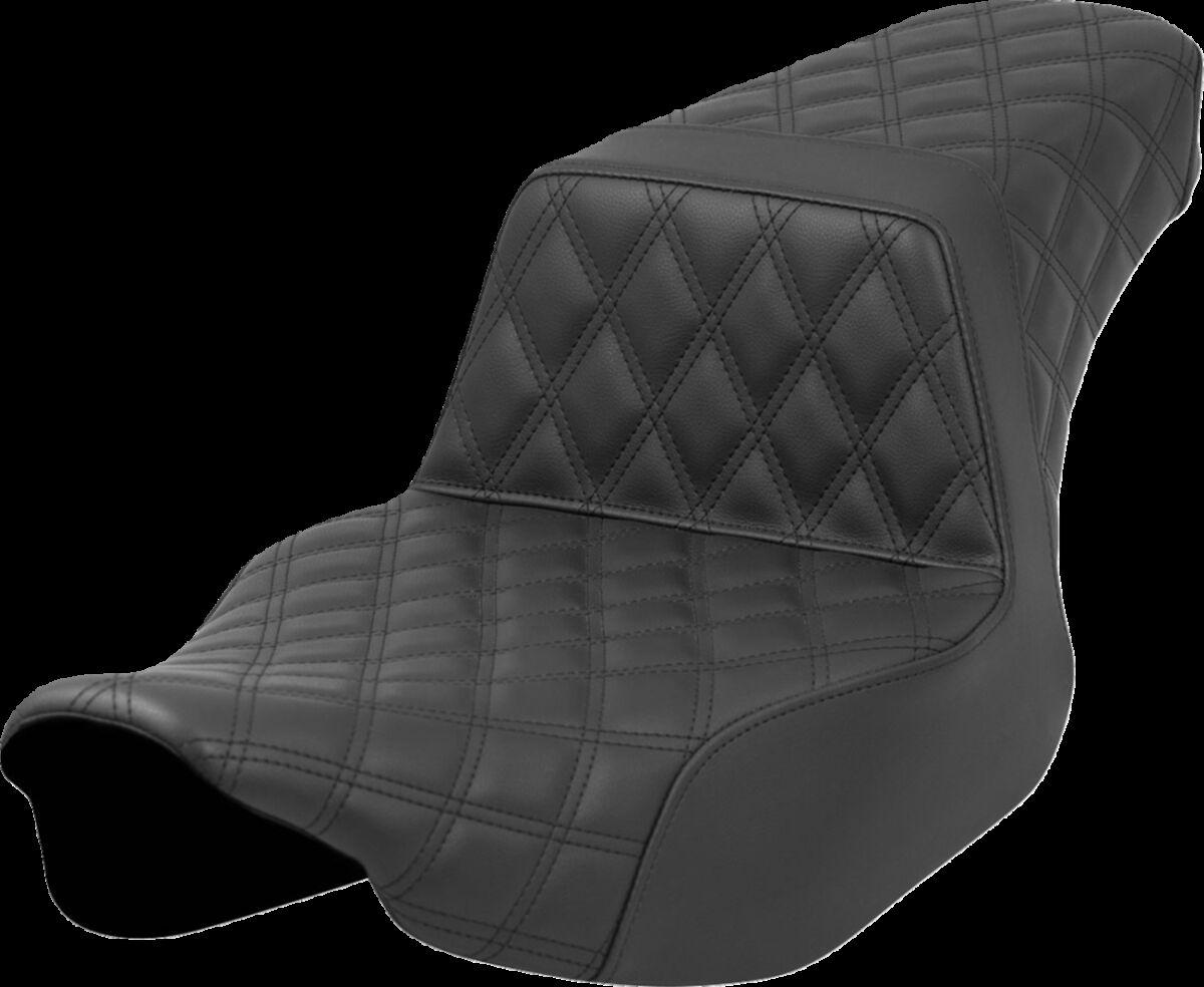 823-07E-175 - Saddlemen Step Up Full Lattice Seat For Harley Davidson FLHX 1923 2024 - Black