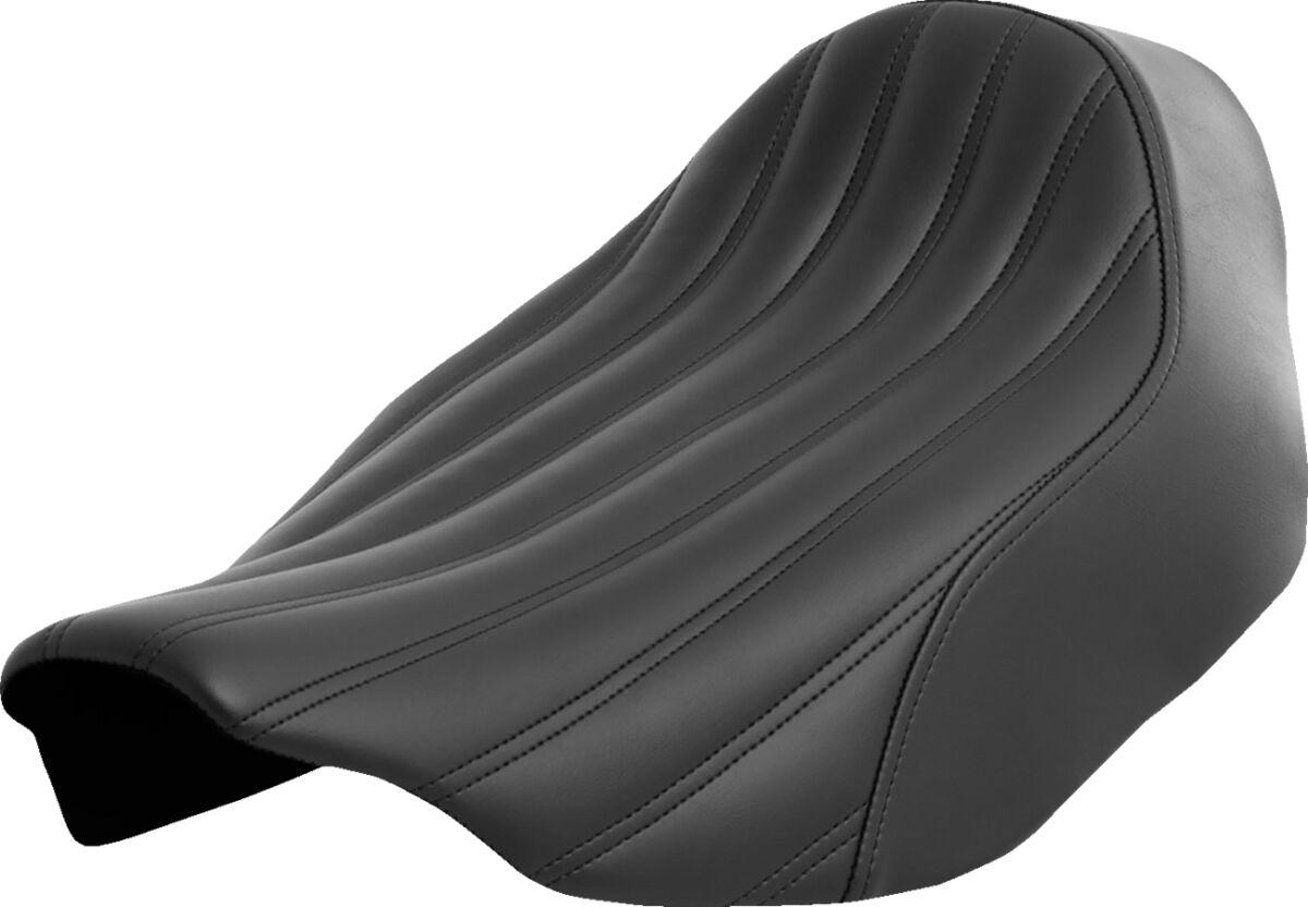 823-07-0023 - Saddlemen Renegade Knuckle Solo Seat For Harley Davidson FLHX 1923 2024-2026 - Black