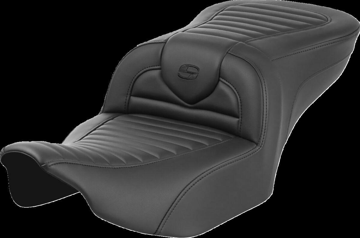 823-07-20200 - Saddlemen Roadsofa Perforated Seat For Harley Davidson FLHX 1923 2024 - Black