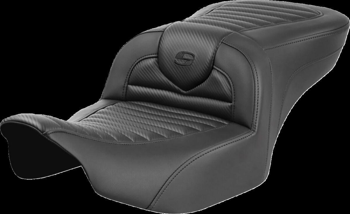 823-07-20400 - Saddlemen Roadsofa Carbon Fibre Seat For Harley Davidson FLHX 1923 2024 - Black