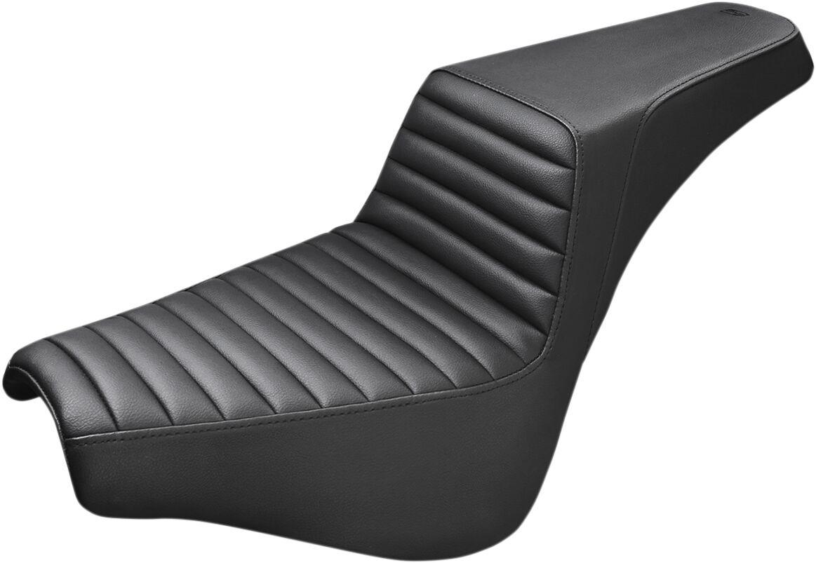 818-30-171 - Saddlemen Step Up Tuck N Roll Seat For Harley Davidson FLDE 1750 2018-2020 - Black