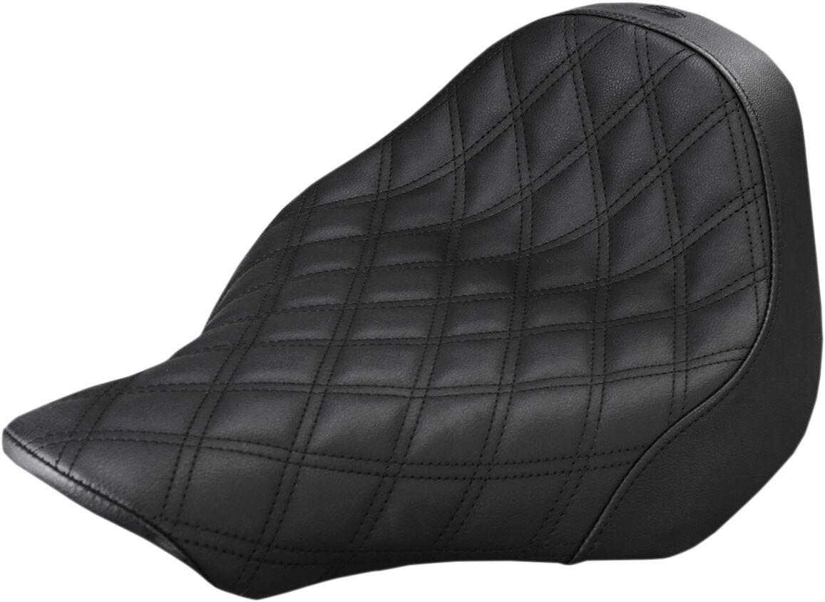 813-27-002LS - Saddlemen Renegade Lattice Stitch Solo Seat For Harley Davidson FXSB 1690 2013 - Black