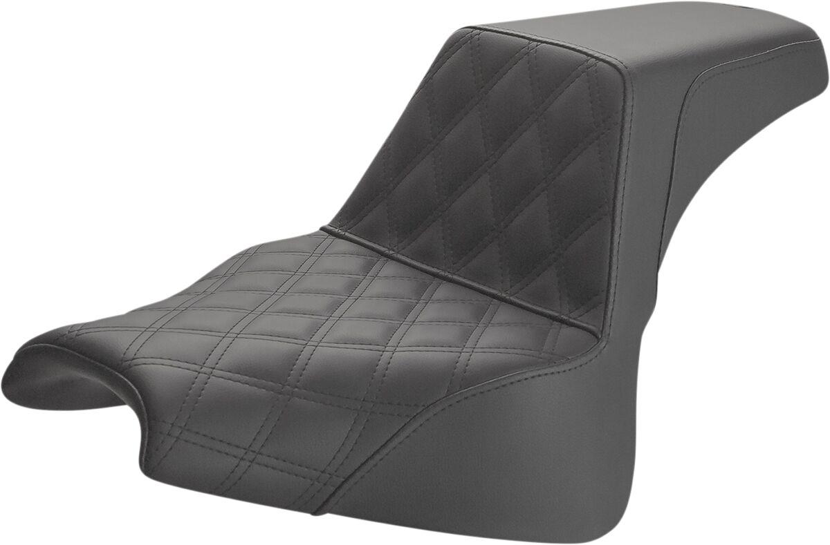 818-28-172 - Saddlemen Step Up Front Lattice Seat For Harley Davidson FXFB 1750 2018-2019 - Black
