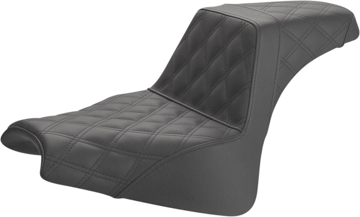 818-28-175 - Saddlemen Step Up Full Lattice Seat For Harley Davidson FXFB 1750 2018-2019 - Black