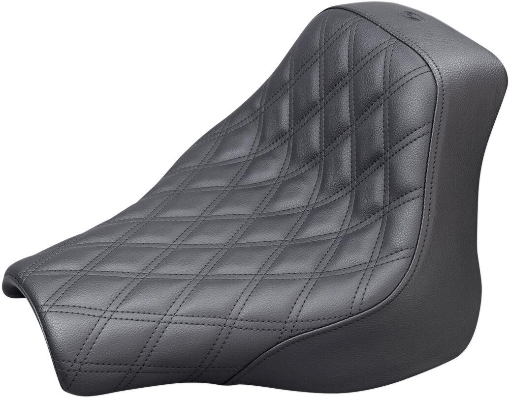 818-28-002LS - Saddlemen Renegade Lattice Stitch Solo Seat For Harley Davidson FXFB 1750 2018-2019 - Black