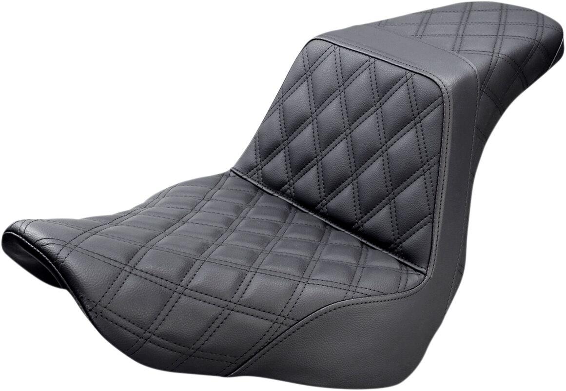 818-29-175 - Saddlemen Step Up Full Lattice Seat For Harley Davidson FLSB 1750 2018-2024 - Black