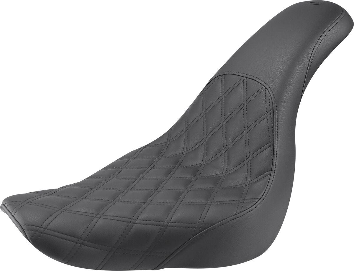 818-29-149 - Saddlemen Profiler Lattice Stitch Seat For Harley Davidson FLSB 1750 2018-2024 - Black