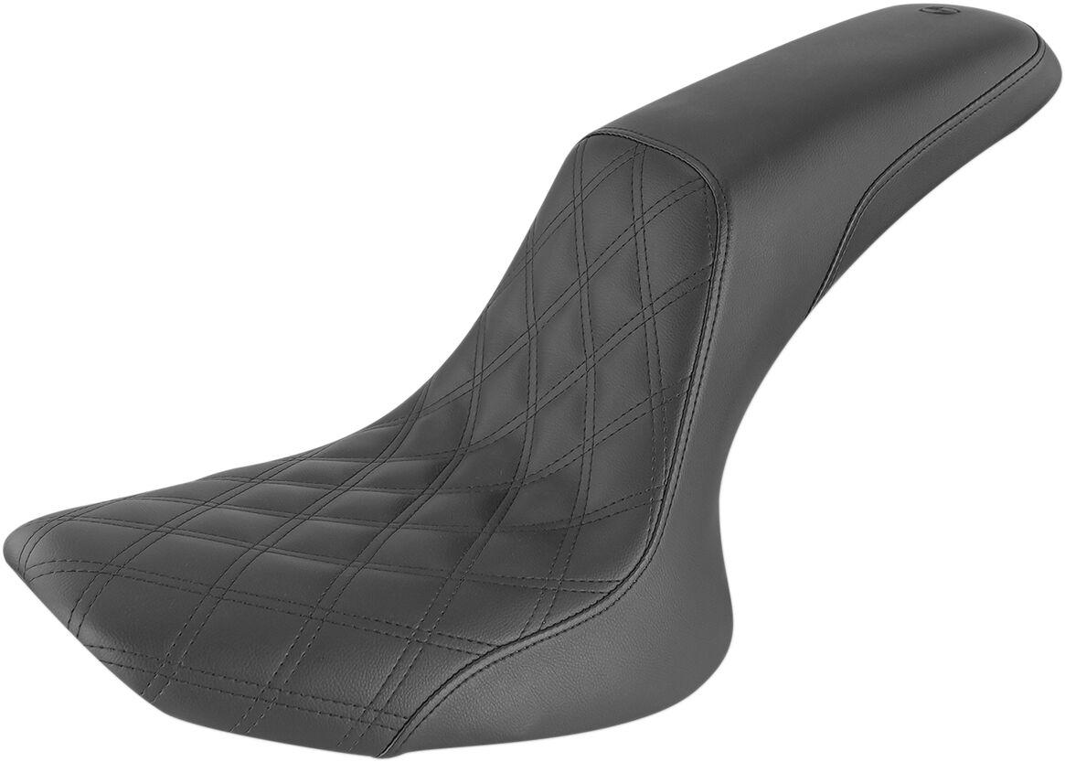 884-01-149 - Saddlemen Profiler Lattice Stitch Seat For Harley Davidson FLST 1340 1987-1990 - Black