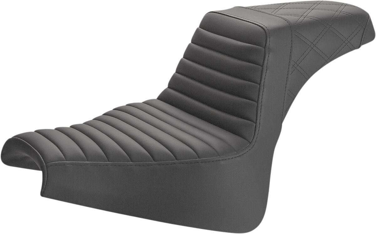 818-29-176 - Saddlemen Step Up Seat For Harley Davidson FLSB 1750 2018-2024 - Black