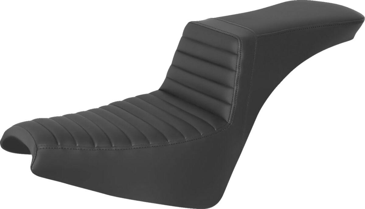 818-30-191 - Saddlemen Front Tuck-n-Roll Step Up Seat For Harley Davidson FXBB 1750 2018-2020 - Black