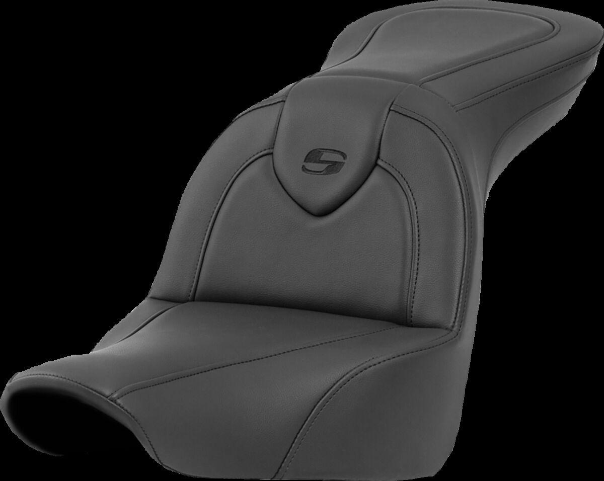 818-29-187 - Saddlemen Roadsofa Standard Reach Seat For Harley Davidson FLSB 1750 2018-2024 - Black