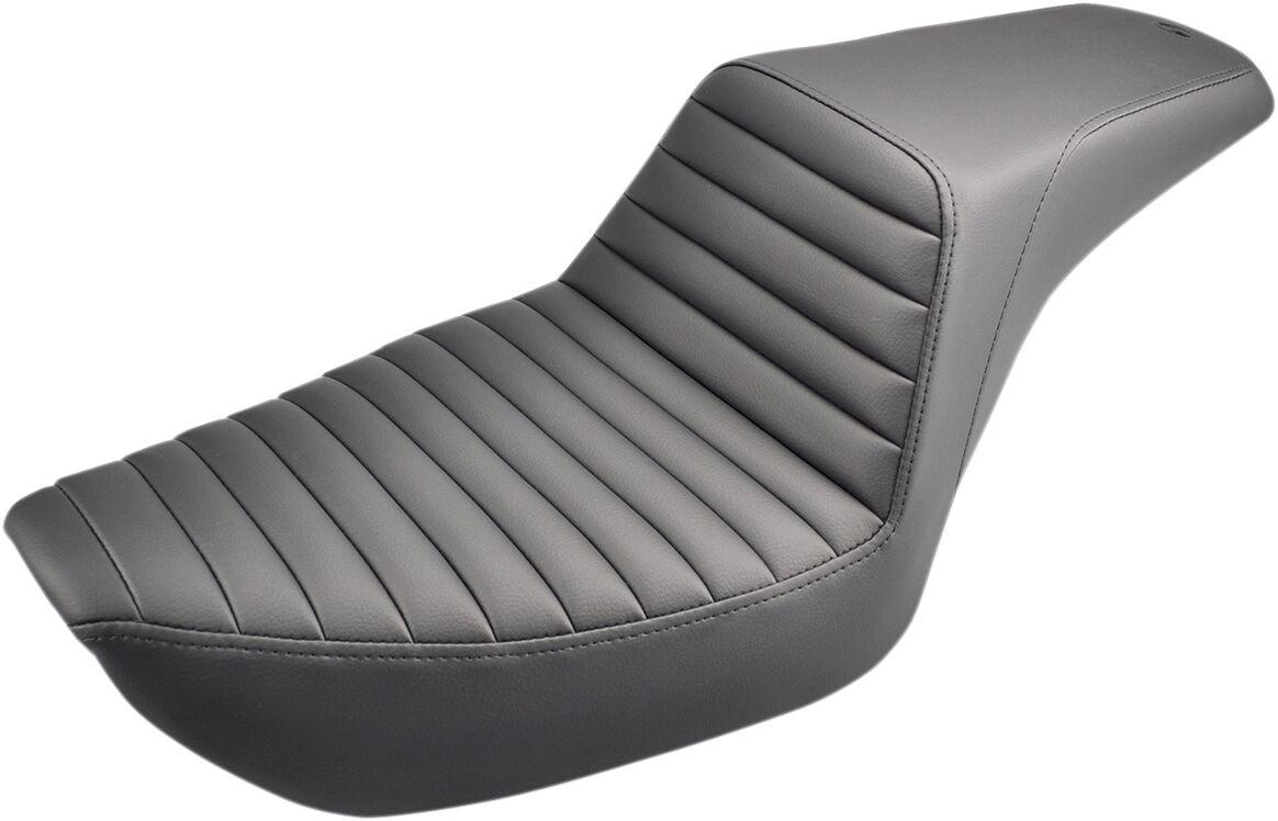 896-04-171 - Saddlemen Step Up Front Tuck-n-Roll Seat For Harley Davidson FXD 1340 1996-1998 - Black