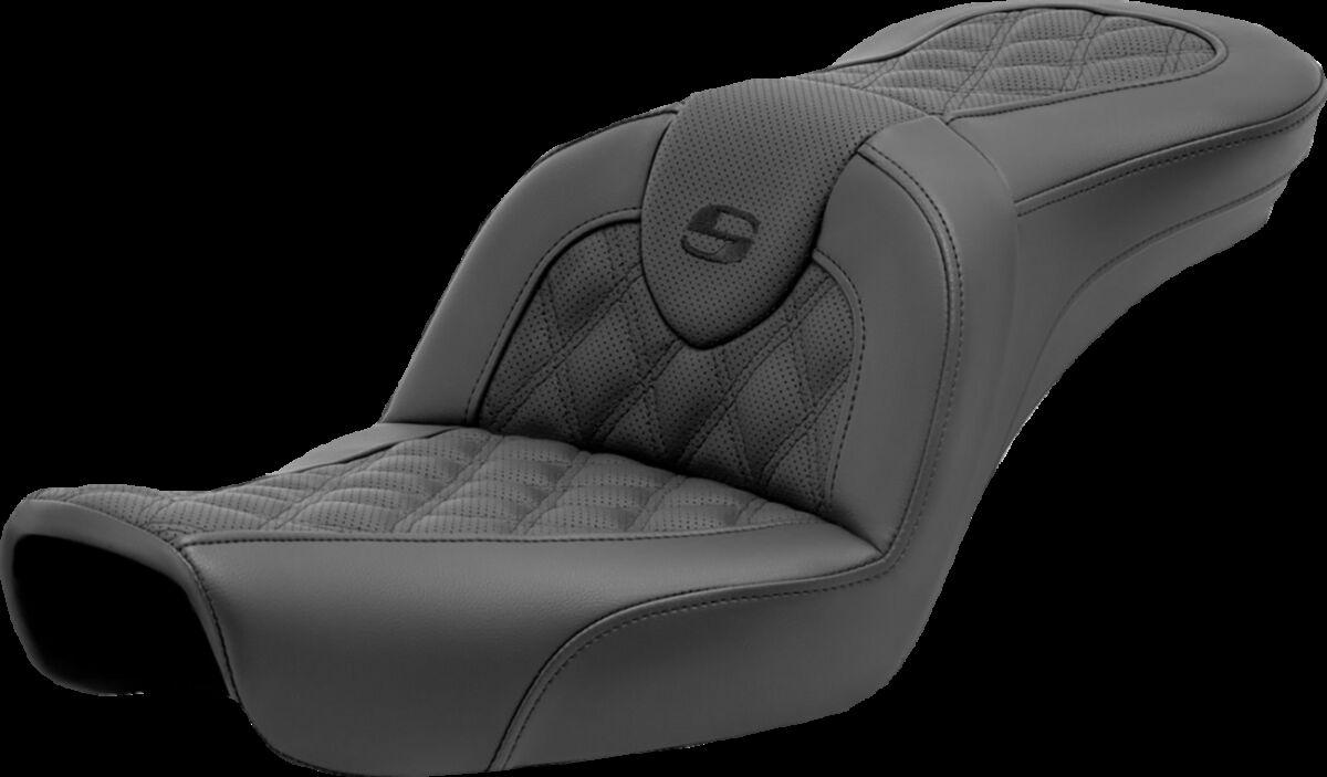 896-04-182 - Saddlemen Roadsofa Gripper Seat For Harley Davidson FXD 1340 1996-1998 - Black