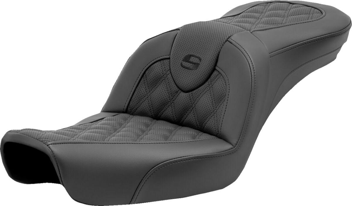 896-04-182 - Saddlemen Roadsofa Gripper Seat For Harley Davidson FXD 1340 1996-1998 - Black