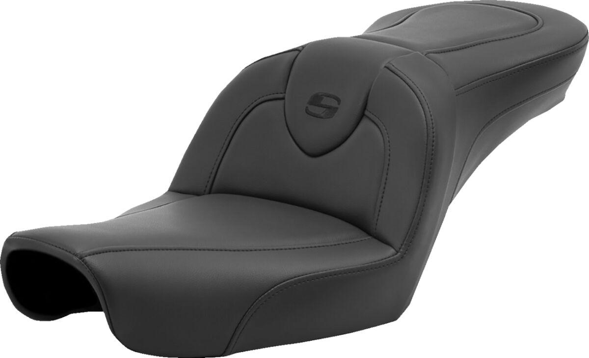 896-04-187 - Saddlemen Roadsofa Standard Reach Seat For Harley Davidson FXD 1340 1996-1998 - Black