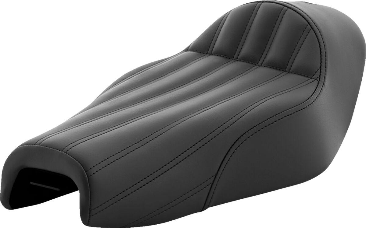 807-03-0023 - Saddlemen Knuckle Solo Seat For Harley Davidson XL 1200 C 2004-2019 - Black