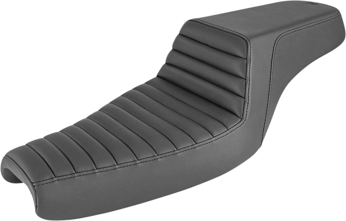 807-11-171 - Saddlemen Step Up Tuck N Roll Seat For Harley Davidson XL 1200 C 2007-2020 - Black